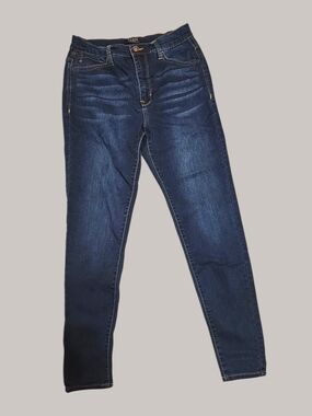 Women's Skinny Stretch Jeans in Dark Indigo